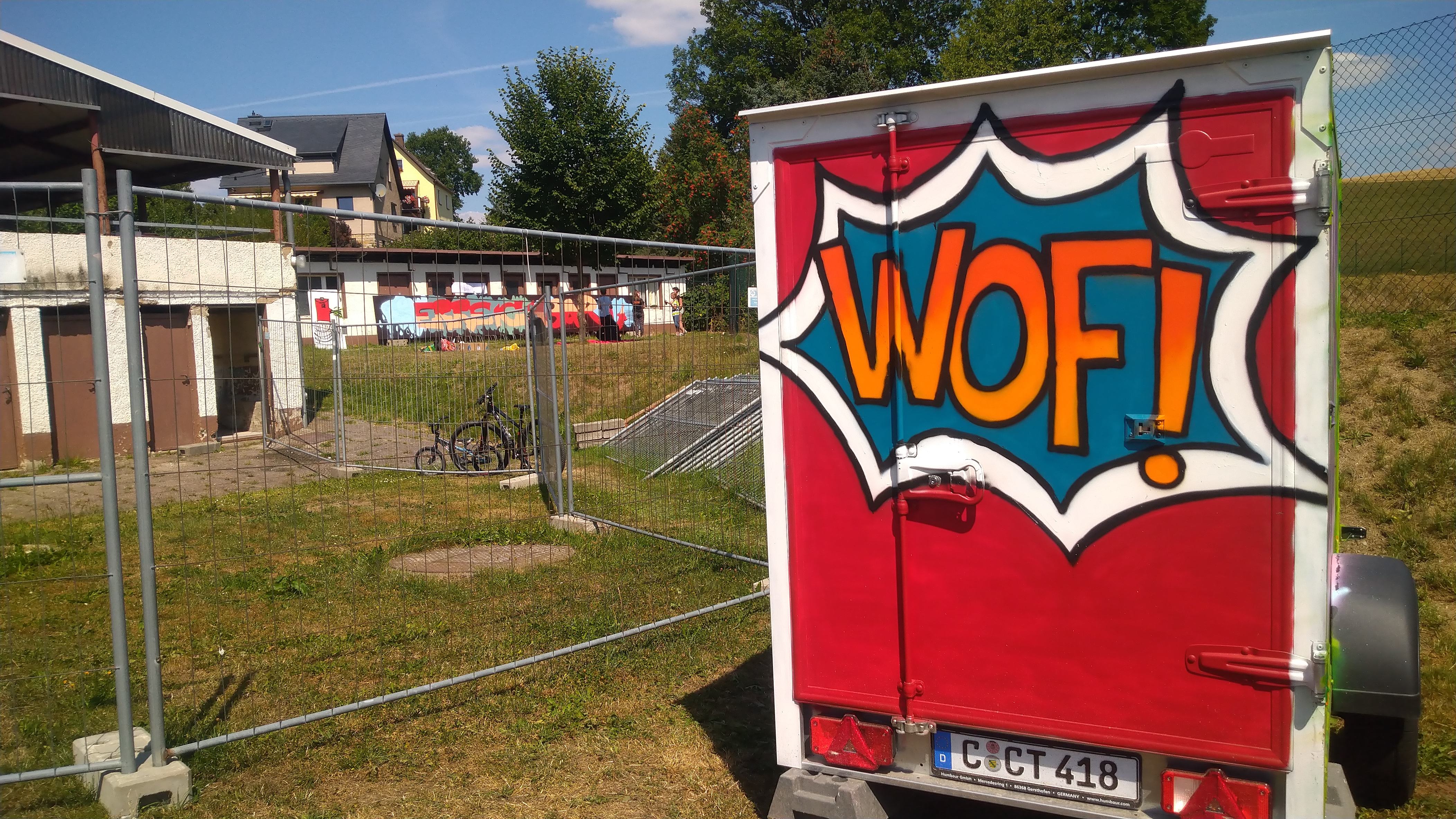 WALL OF FEMME Mobil on Tour im Erzgebirge