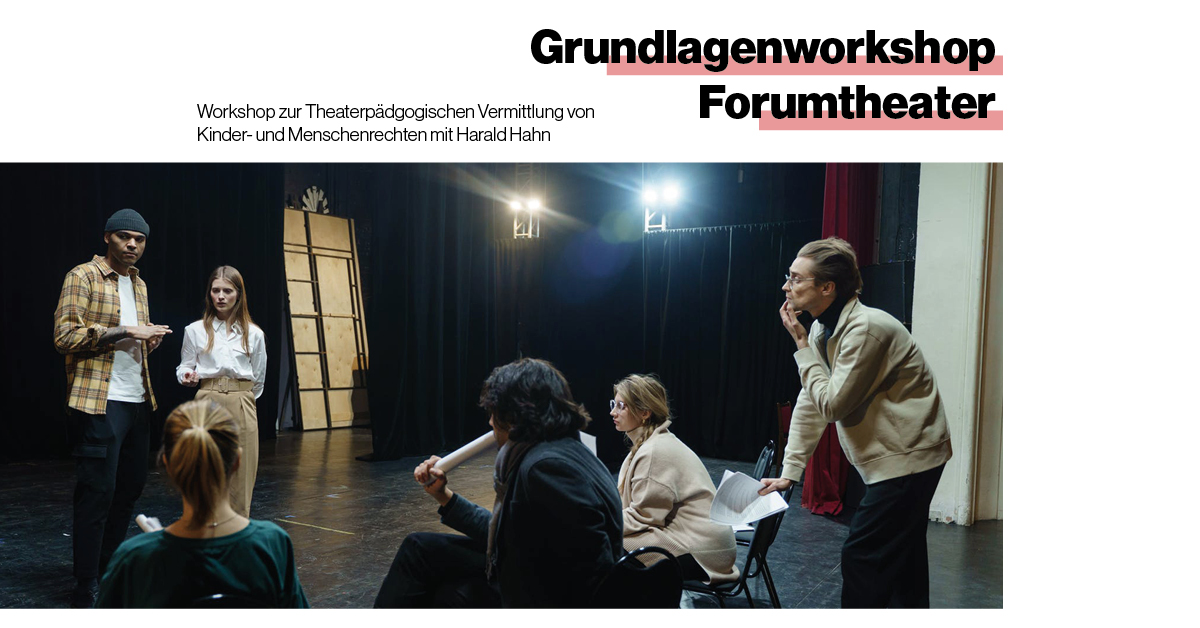Forumtheaterworkshop mit Harald Hahn