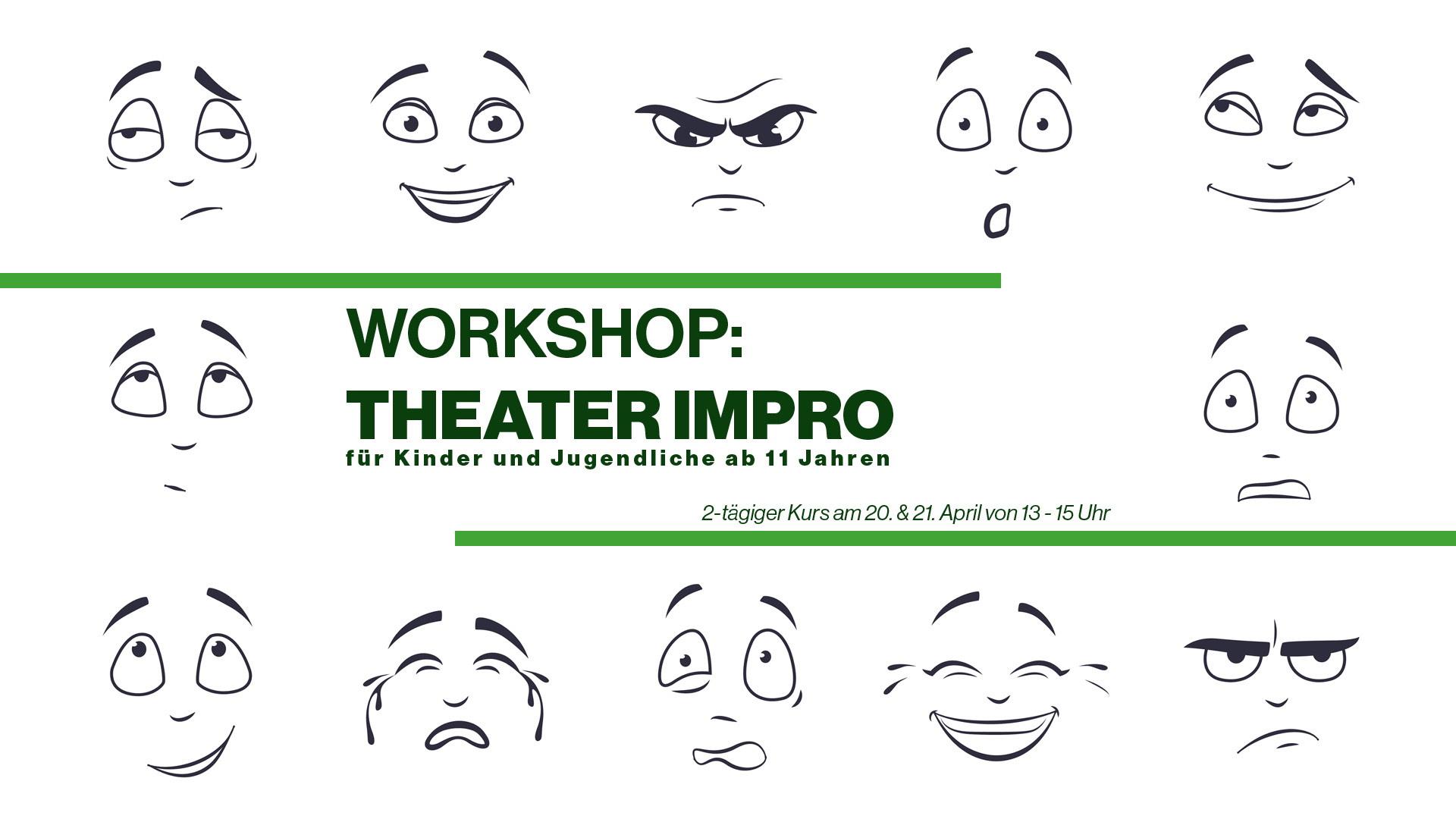 2-tägiger Theater-Impro-Workshop für Kinder und Jugendliche ab 11 Jahren 