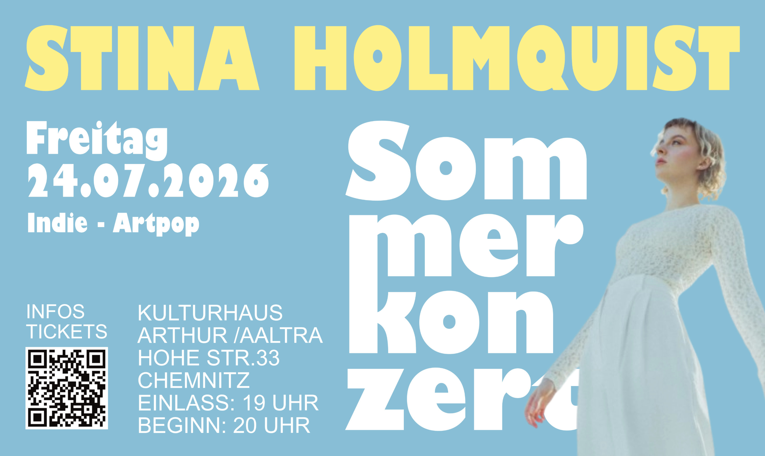 Sommerkonzerte II: Stina Holmquist
