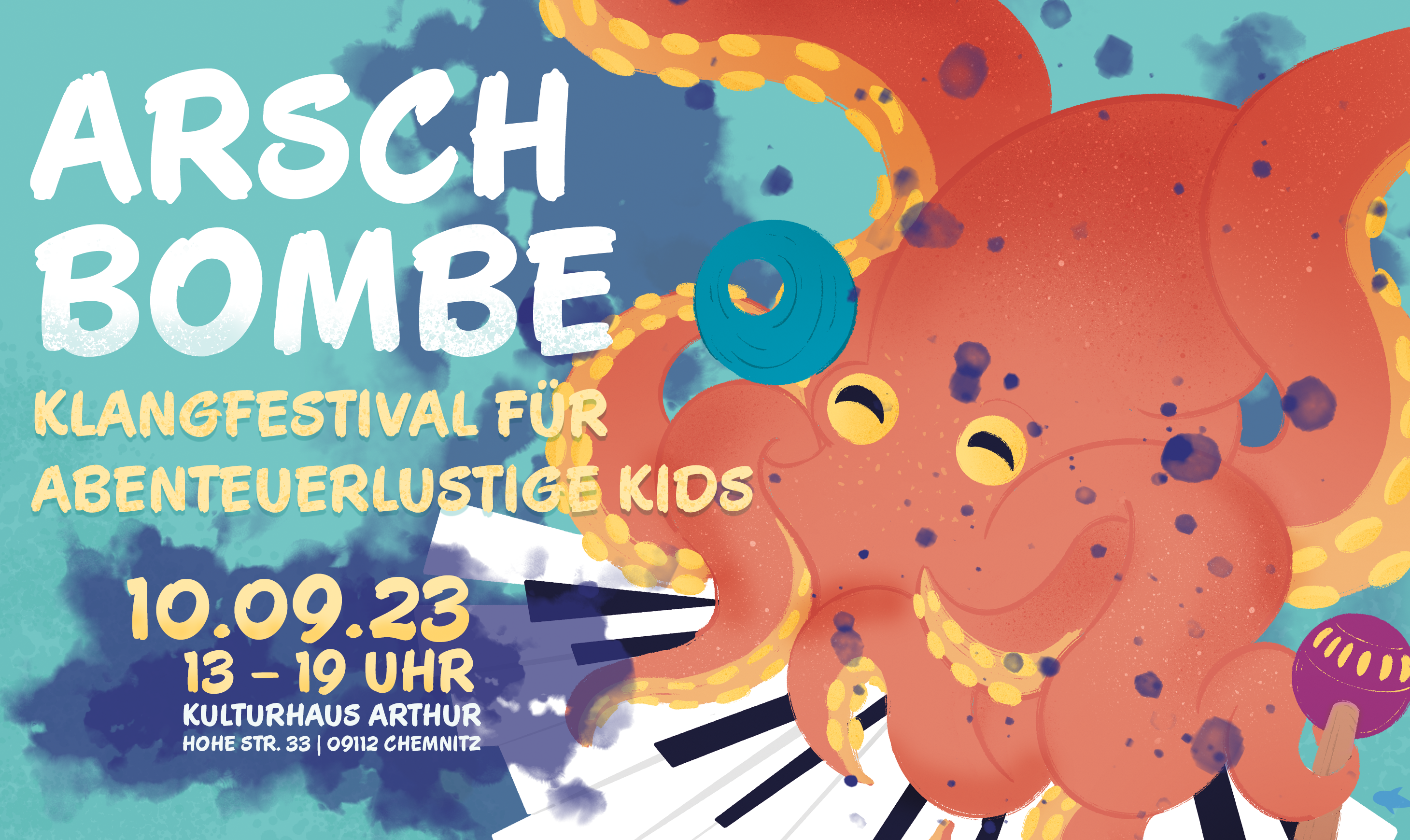 Arschbombe Edition 2023 – Klangfestival für abenteuerlustige Kids  - 01